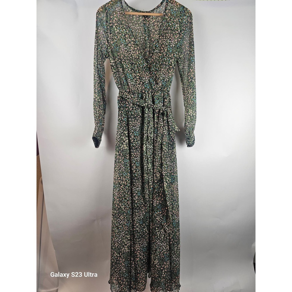 Spyzone Exchange, szM, floral Maxi, faux wrap dress